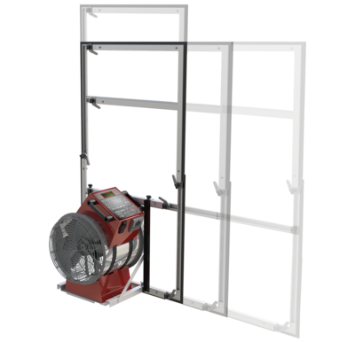 Teleskopierbarer Rahmen Grafik mit Rahmen